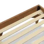 Basi Twin Bed Frame - Smoked Oak