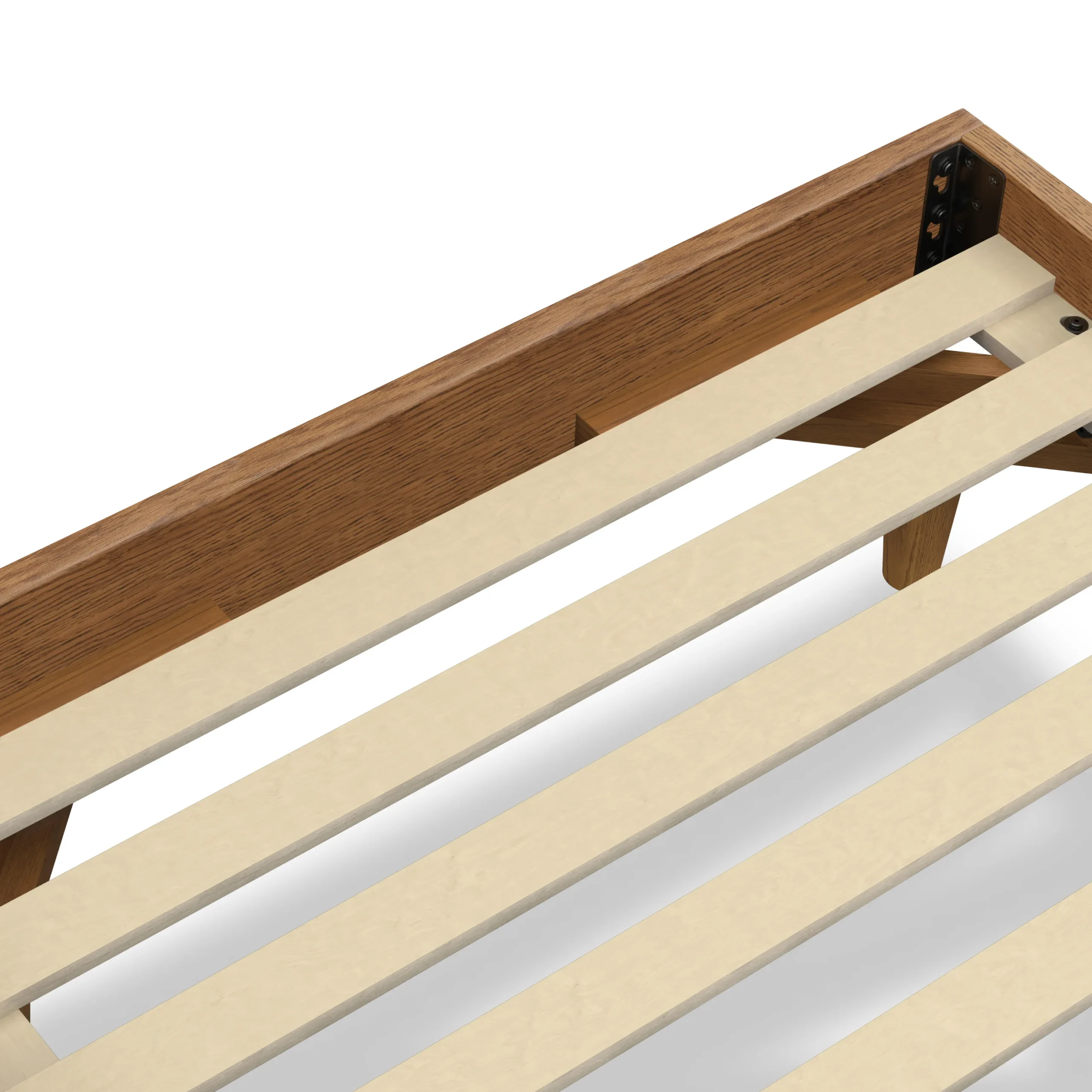 Basi Twin Bed Frame - Smoked Oak - Image 10