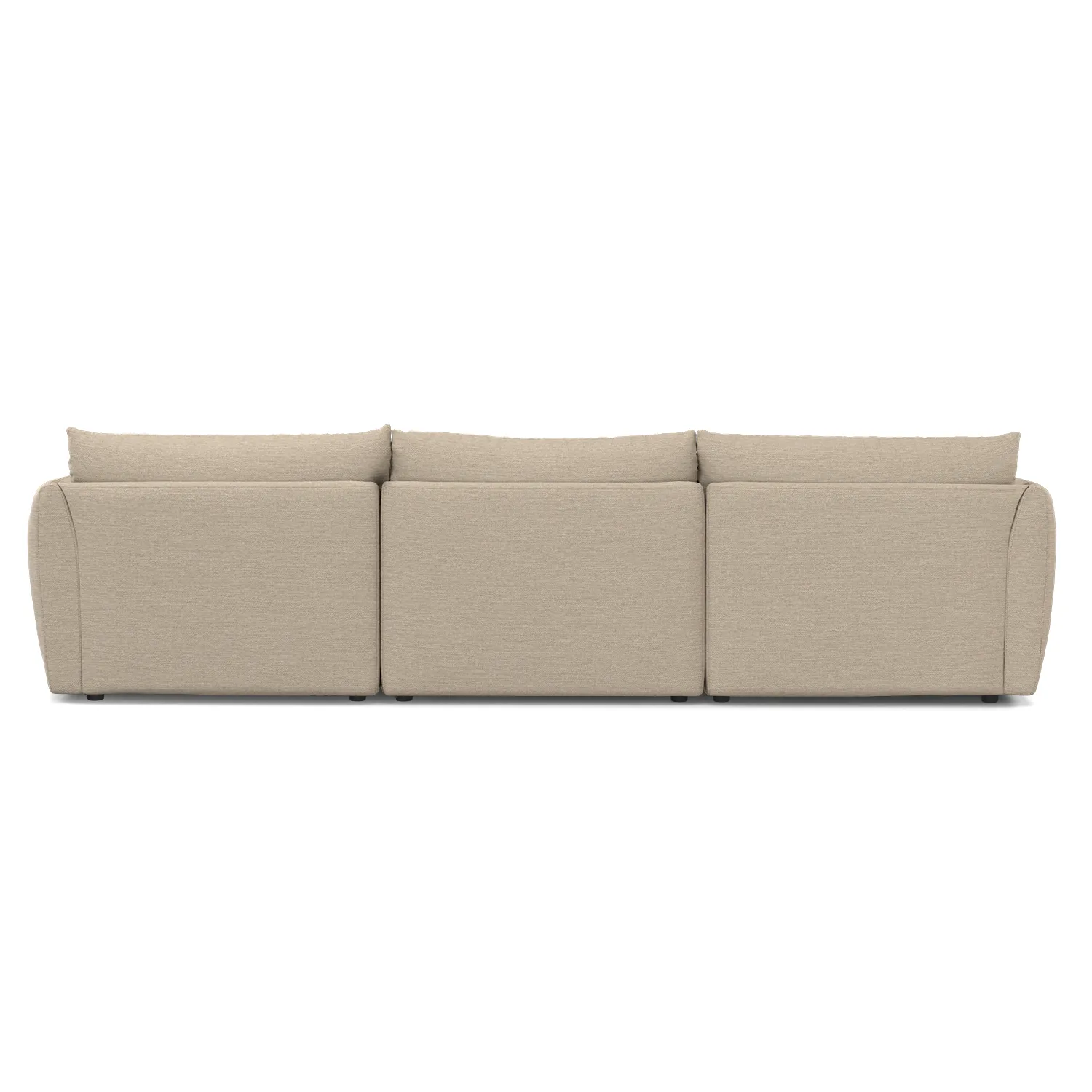 Leigh 131.5_ Modular Sofa - Silver Taupe - Image 10