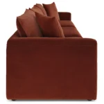 Lenae 104.5_ Velvet Modular Sofa - Hale Rust