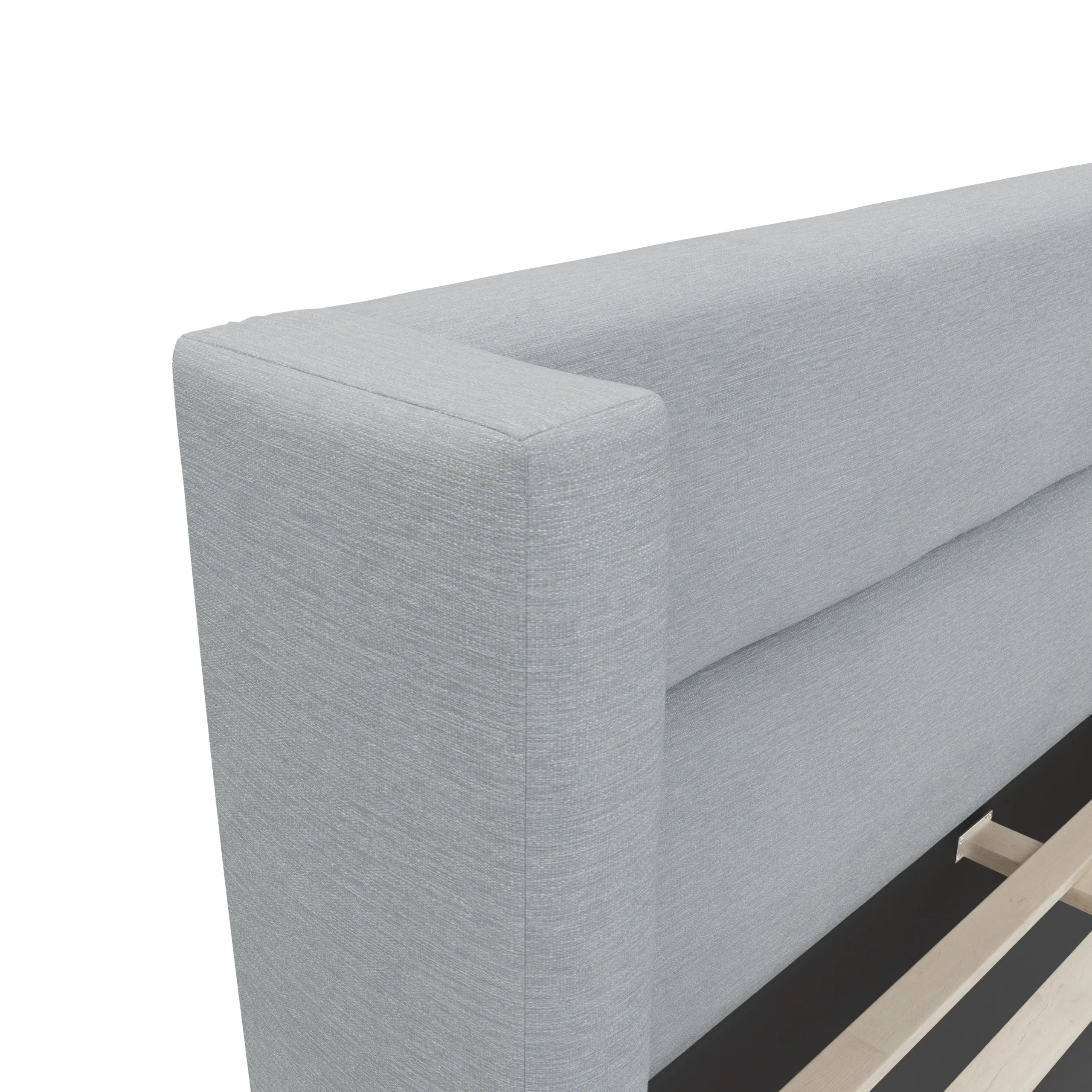 Calabri King Upholstered Bed - Silver Light Blue - Image 11