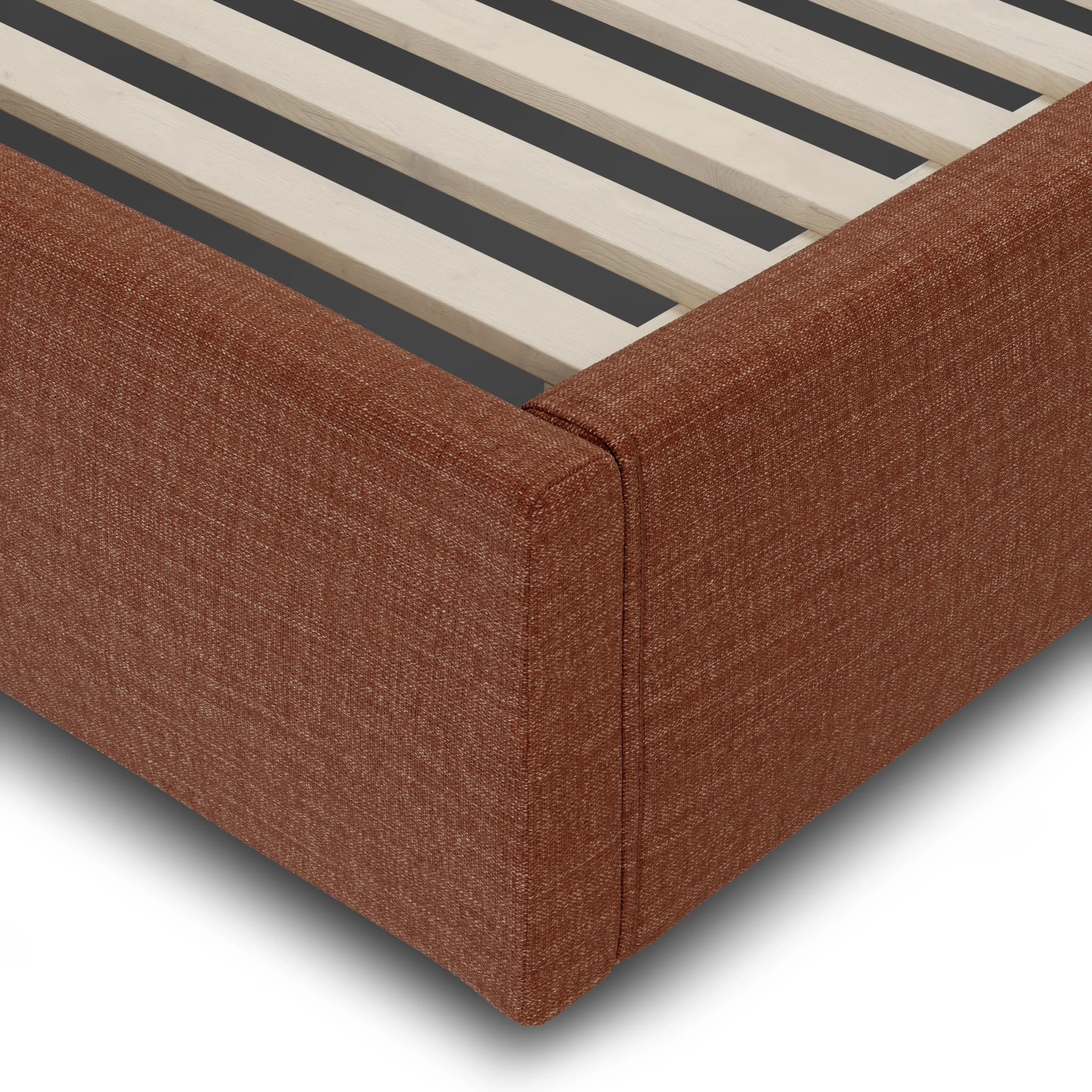 Calabri Queen Upholstered Bed - Napa Rust - Image 12