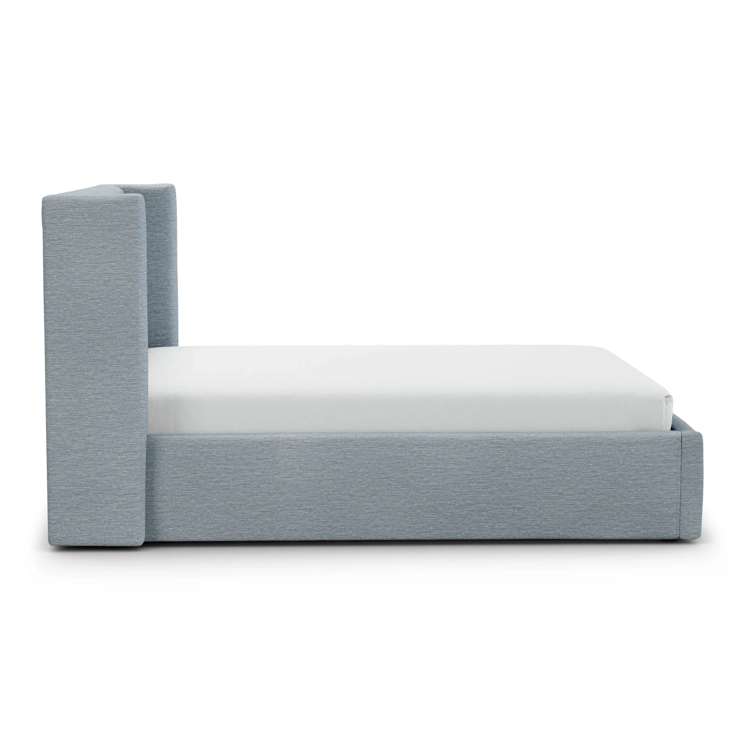 Calabri Queen Upholstered Bed - Silver Light Blue - Image 13