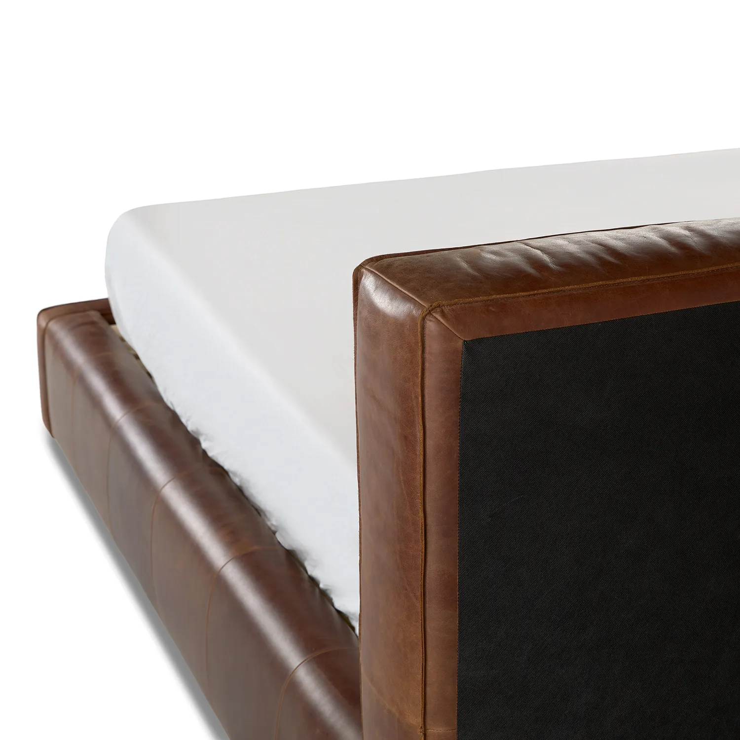 Cigar King Leather Storage Bed - Rawhide Brown - Image 18