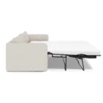 Leigh 86_ Sofa Bed - Ivory Wool Bouclé