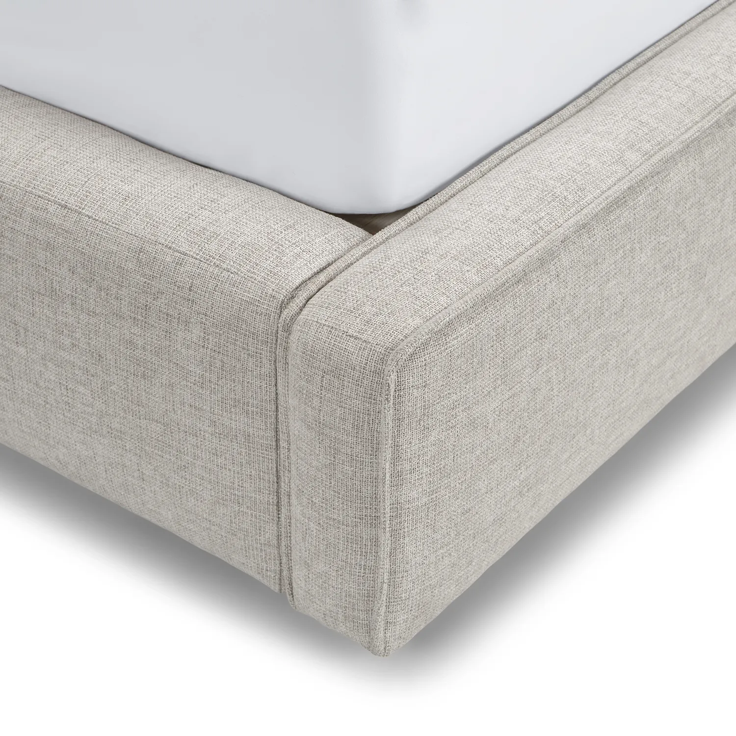 Cigar Queen Upholstered Storage Bed - Birch Ivory - Image 14