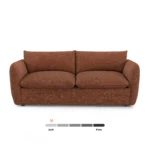 Leigh 86_ Sofa Bed - Napa Rust