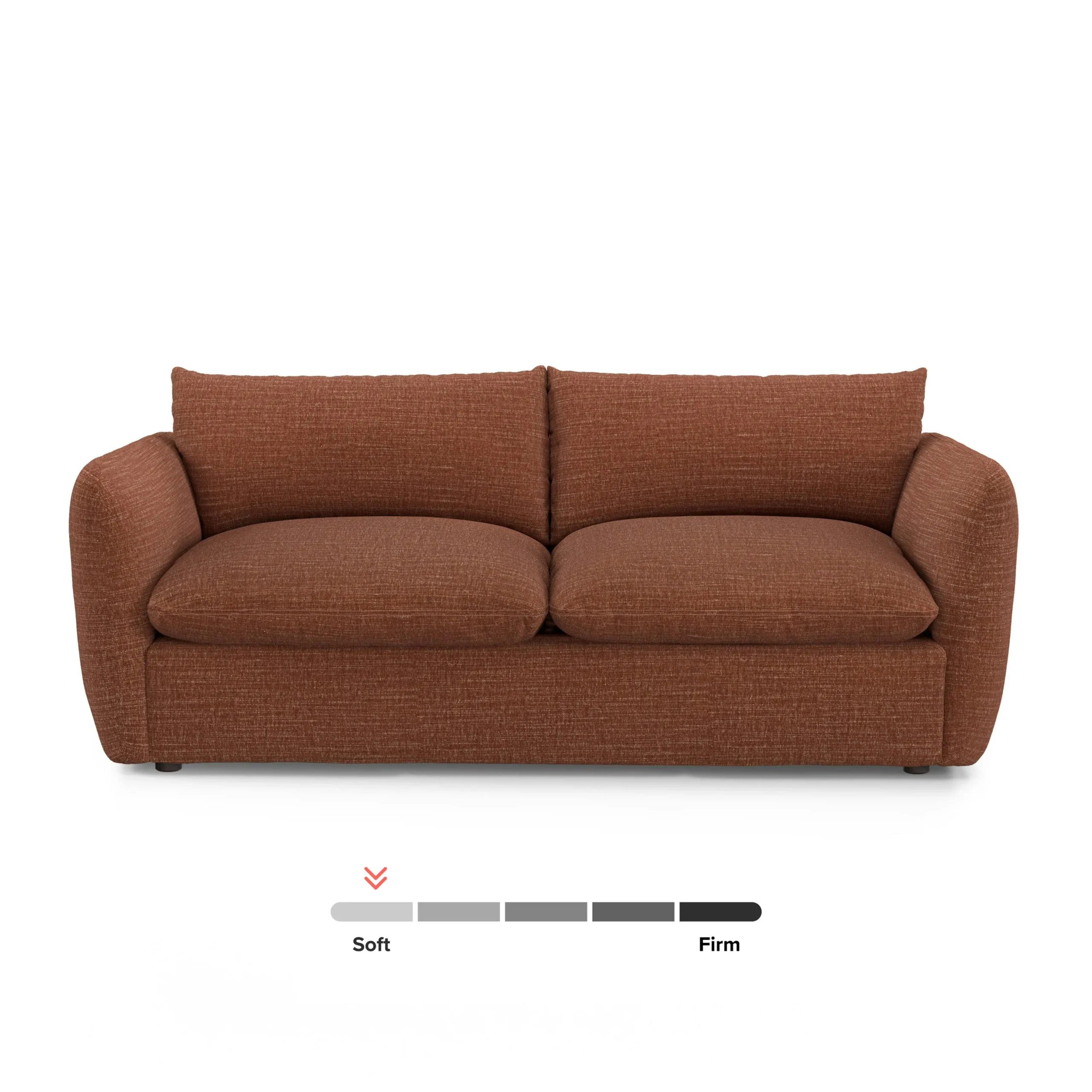 Leigh 86_ Sofa Bed - Napa Rust - Image 11