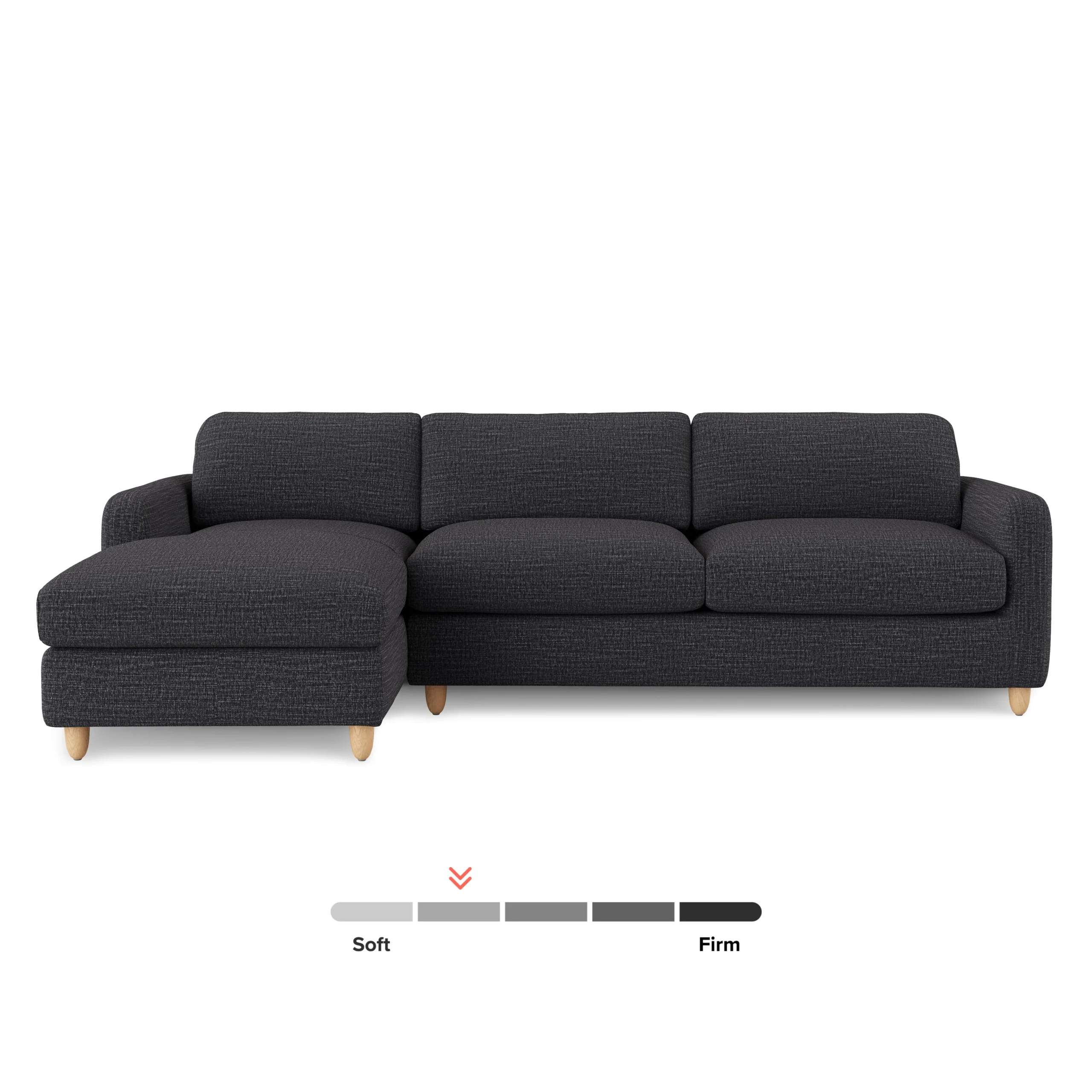 Vati 114_ Left Storage Sleeper Sectional - Natural Oak and Napa Charcoal - Image 15