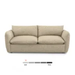 Leigh 86_ Sofa Bed - Silver Taupe