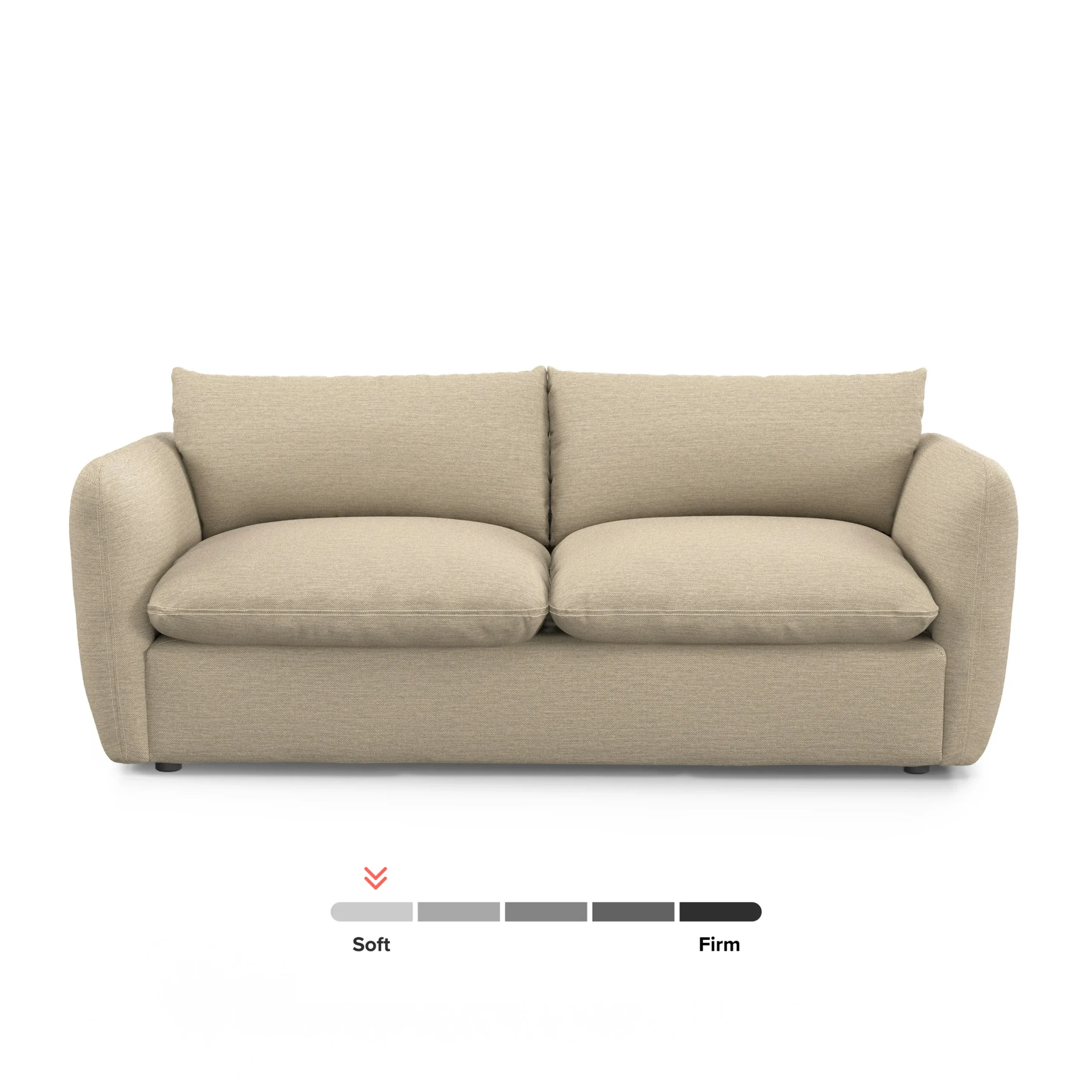 Leigh 86_ Sofa Bed - Silver Taupe - Image 4