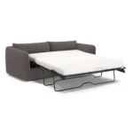 Leigh 86_ Velvet Sofa Bed - Hale Warm Gray