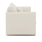 Marina 57_ Sleeper Chair - Ivory Wool Bouclé