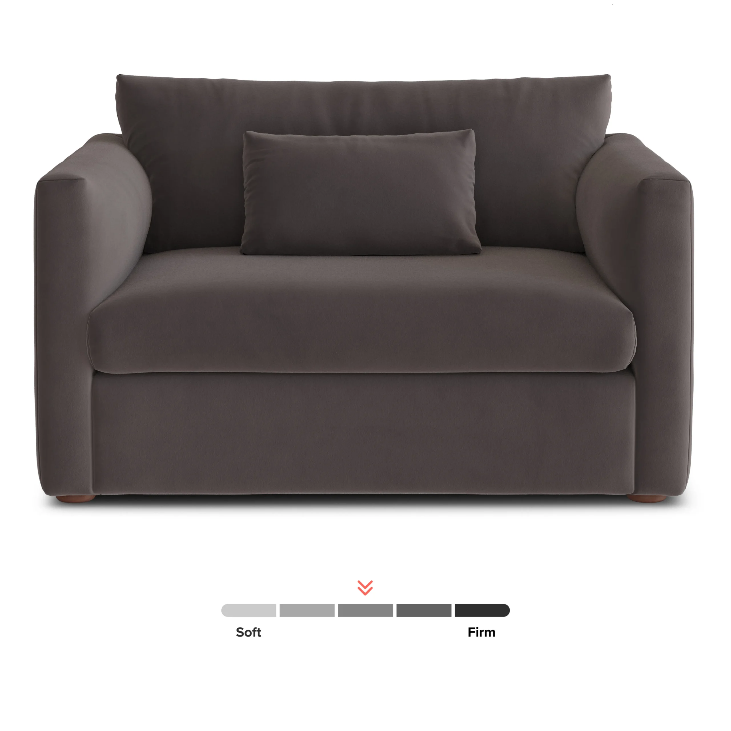 Marina 57_ Velvet Sleeper Chair - Hale Warm Gray - Image 5