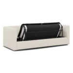 Marina 90_ Sofa Bed - Ivory Wool Bouclé