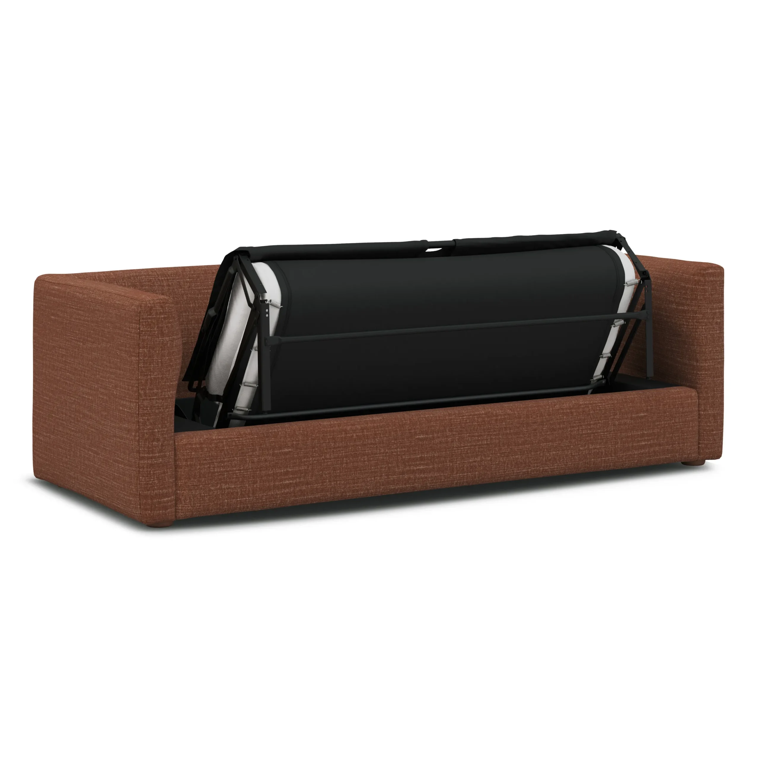 Marina 90_ Sofa Bed - Napa Rust - Image 5