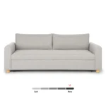 Nordby 87_ Sofa Bed - Pep Gray