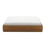 Leif King Platform Storage Bed - Smoked Oak