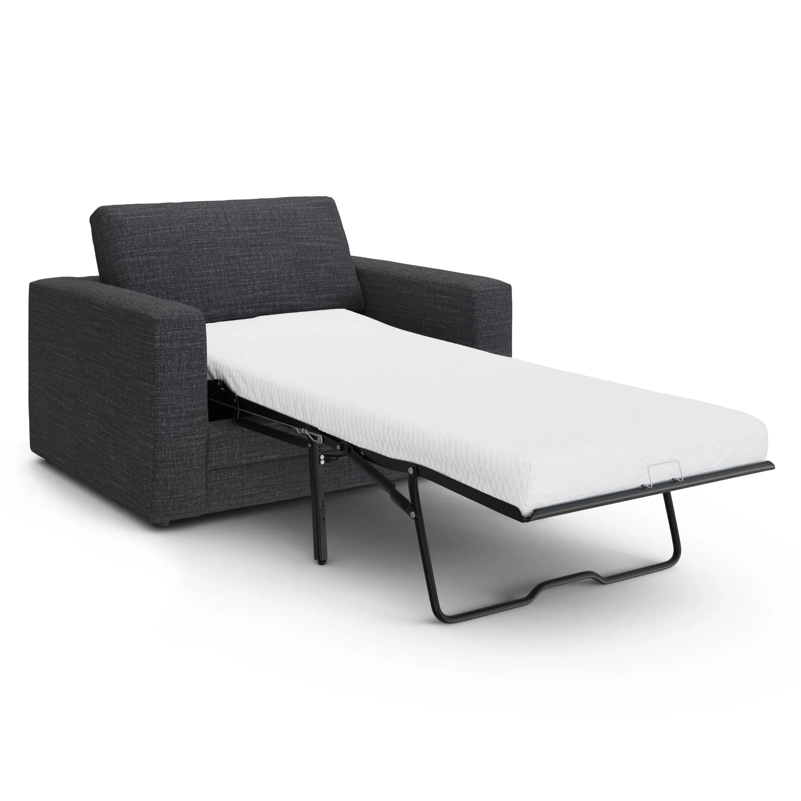 Riley 57.5_ Sleeper Chair - Napa Charcoal - Image 13