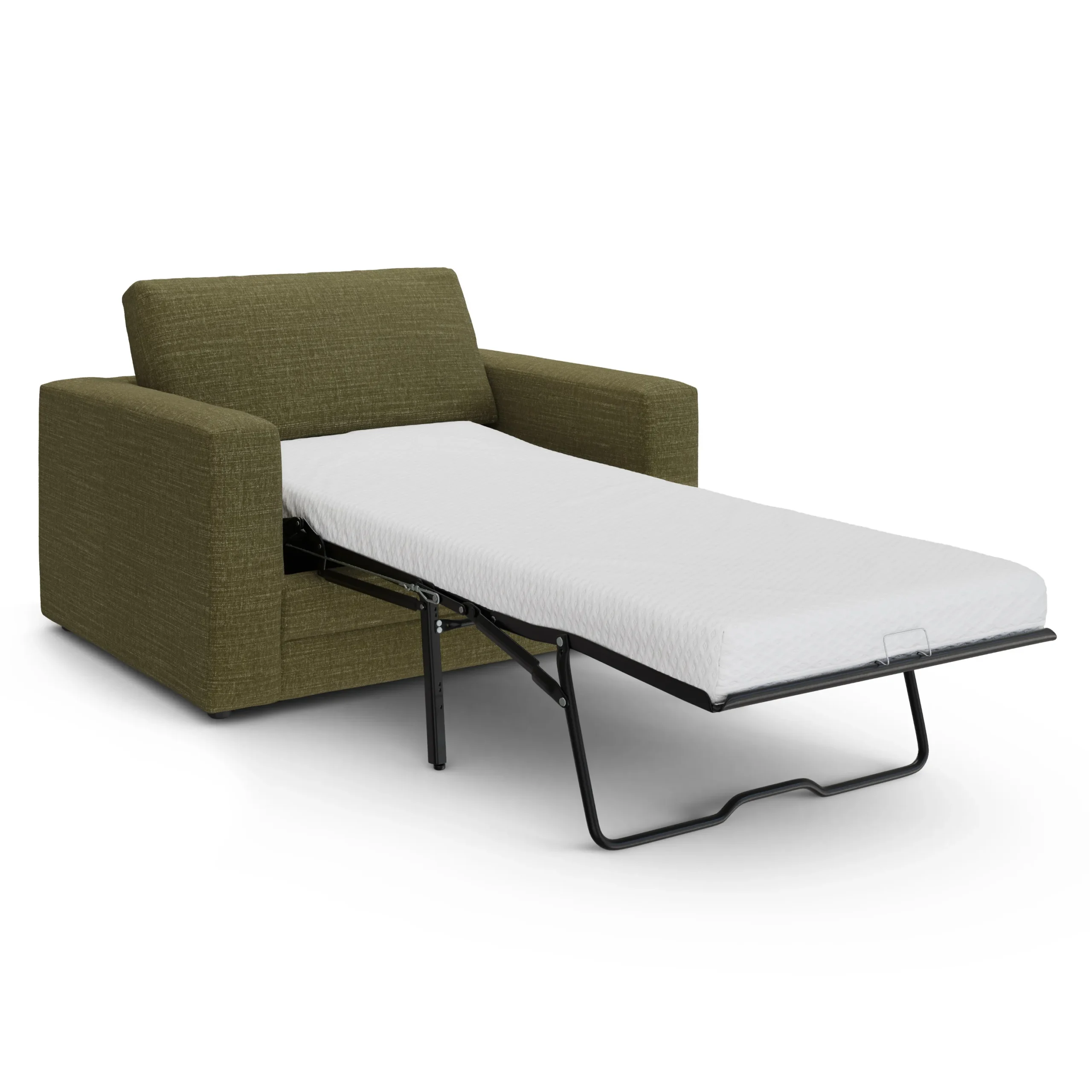Riley 57.5_ Sleeper Chair - Napa Moss - Image 4