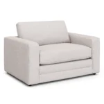 Riley 57.5_ Sleeper Chair - Napa White