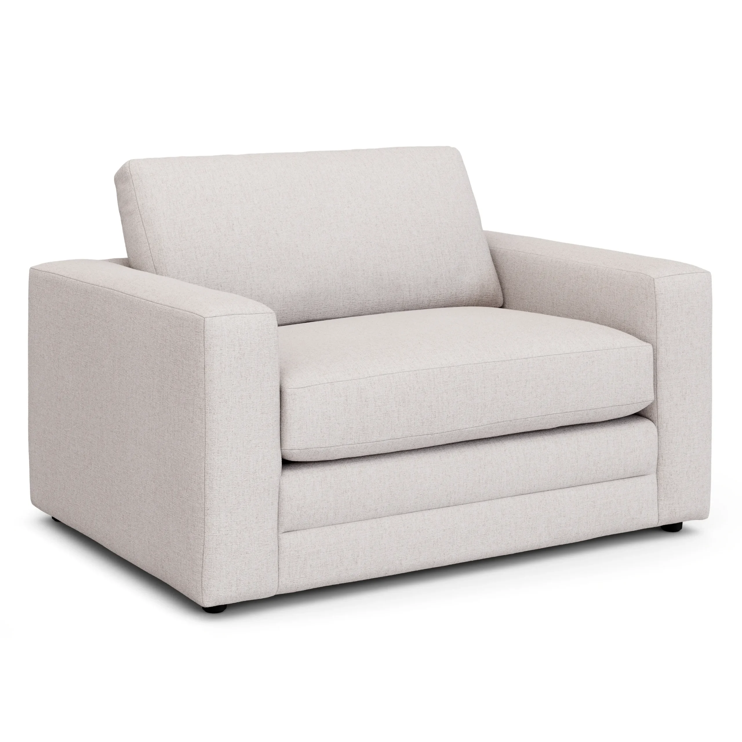 Riley 57.5_ Sleeper Chair - Napa White - Image 3