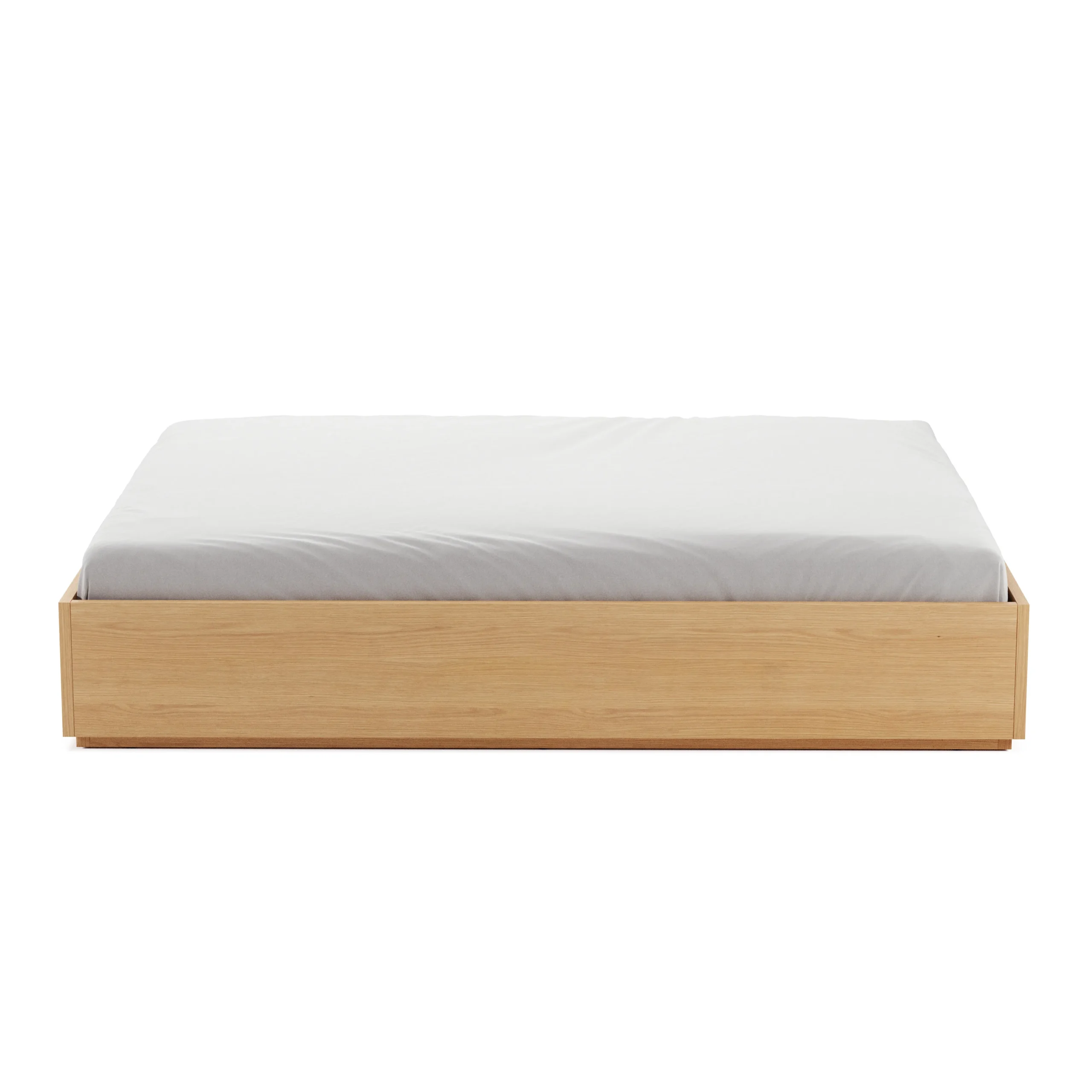 Leif Queen Platform Bed - White Oak - Image 8