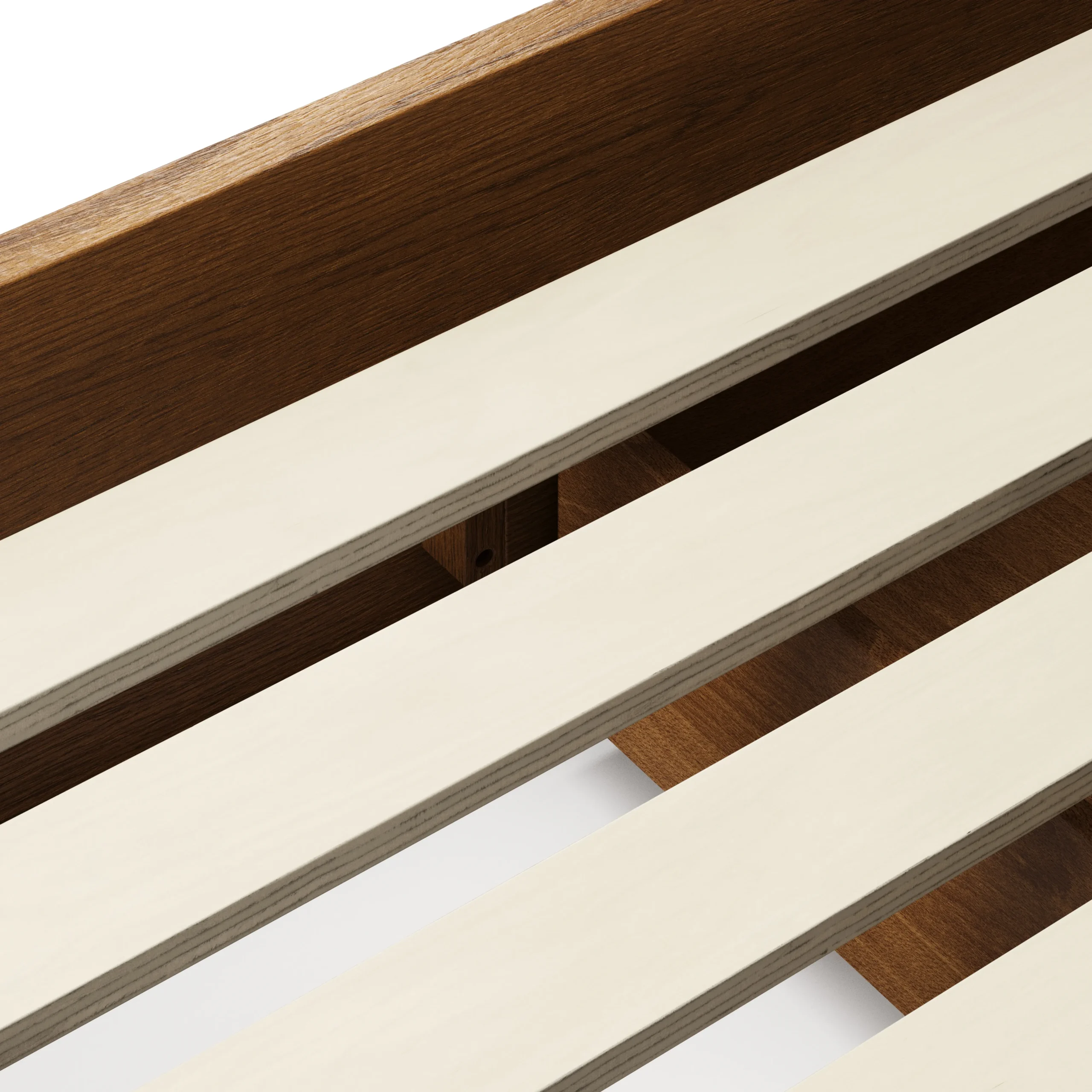 Leif Twin Platform Storage Bed - Smoked Oak - Image 15
