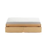 Leif Twin Platform Storage Bed - White Oak