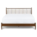 Lenia King Bed - Walnut