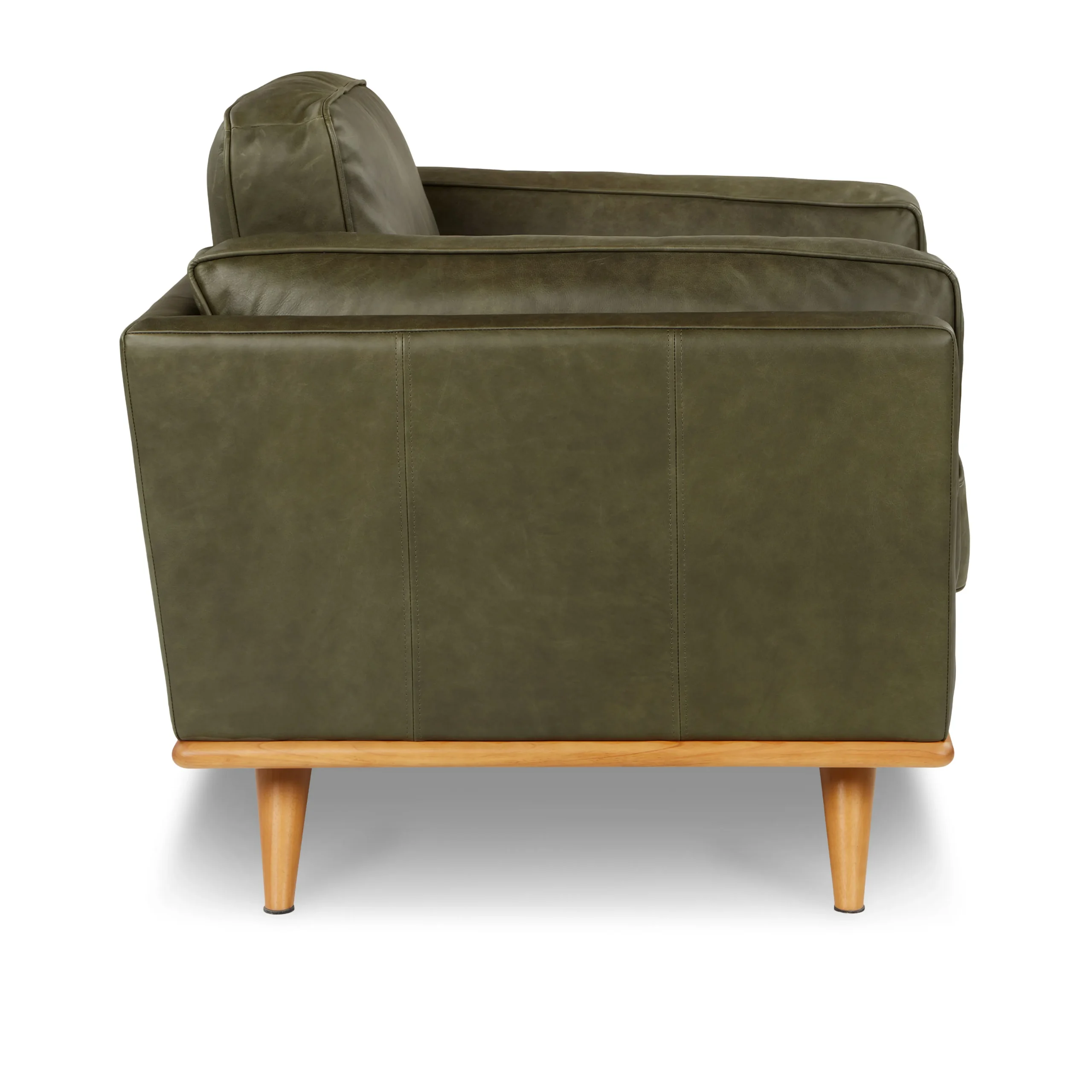 Timber 41_ Leather Lounge Chair - Charme Green - Image 8