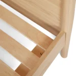 Lenia King Canopy Bed - White Oak