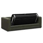 Riley 84_ Velvet Sofa Bed - Hale Fir Green