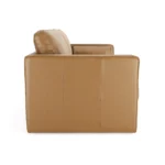 Sven 45.5_ Tufted Leather Sleeper Chair - Charme Tan