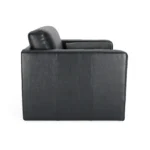 Sven 45.5_ Tufted Leather Sleeper Chair - Oxford Black