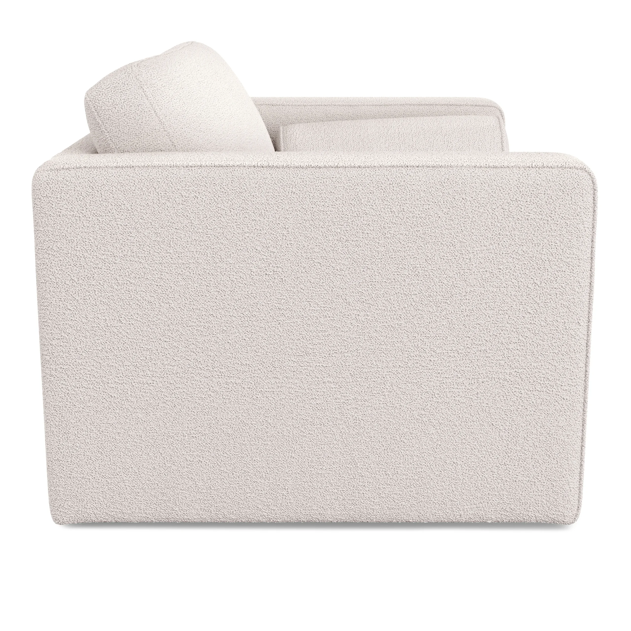 Sven 45.5_ Tufted Sleeper Chair - Ivory Wool Bouclé - Image 11