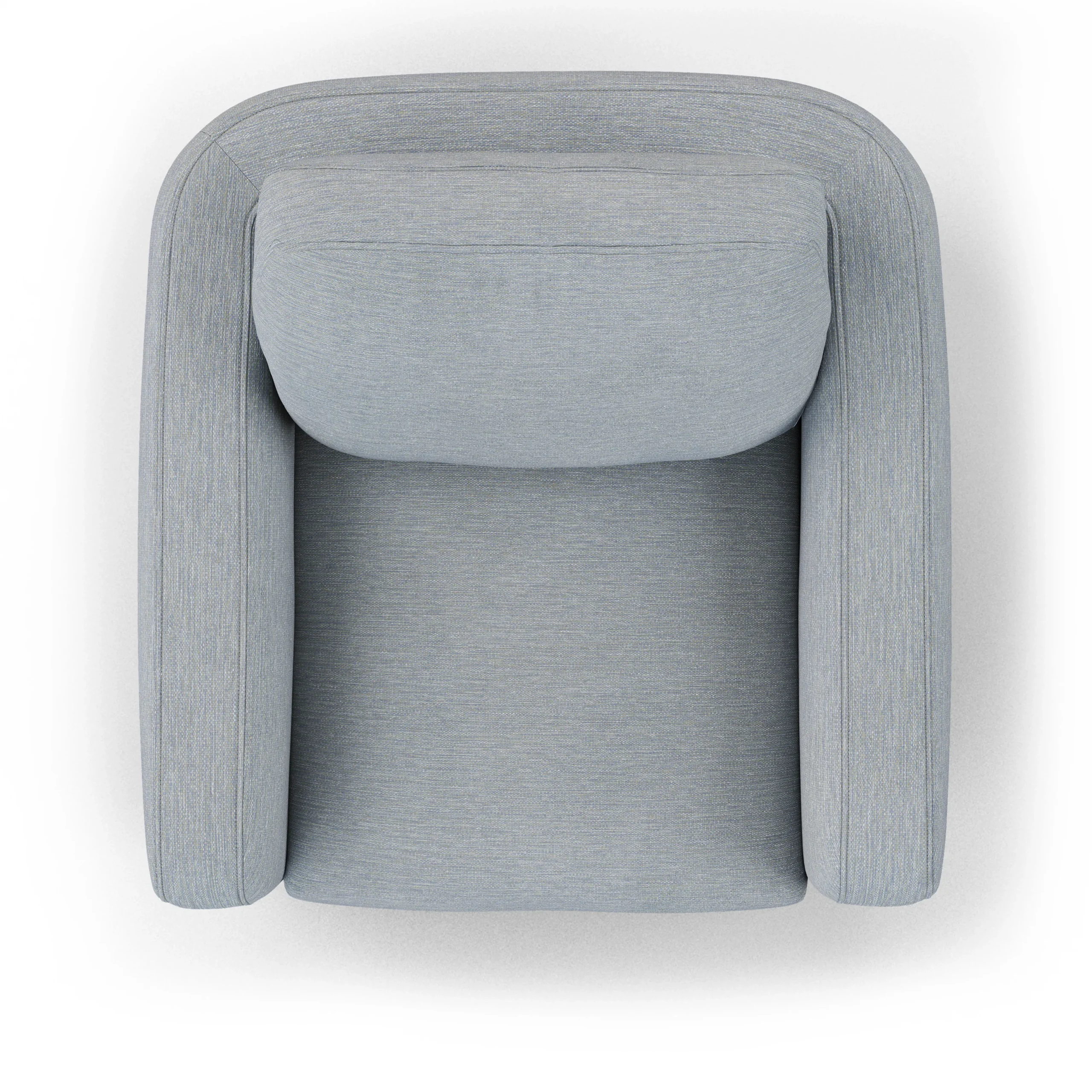 Vati 37_ Lounge Chair - Silver Light Blue - Image 7