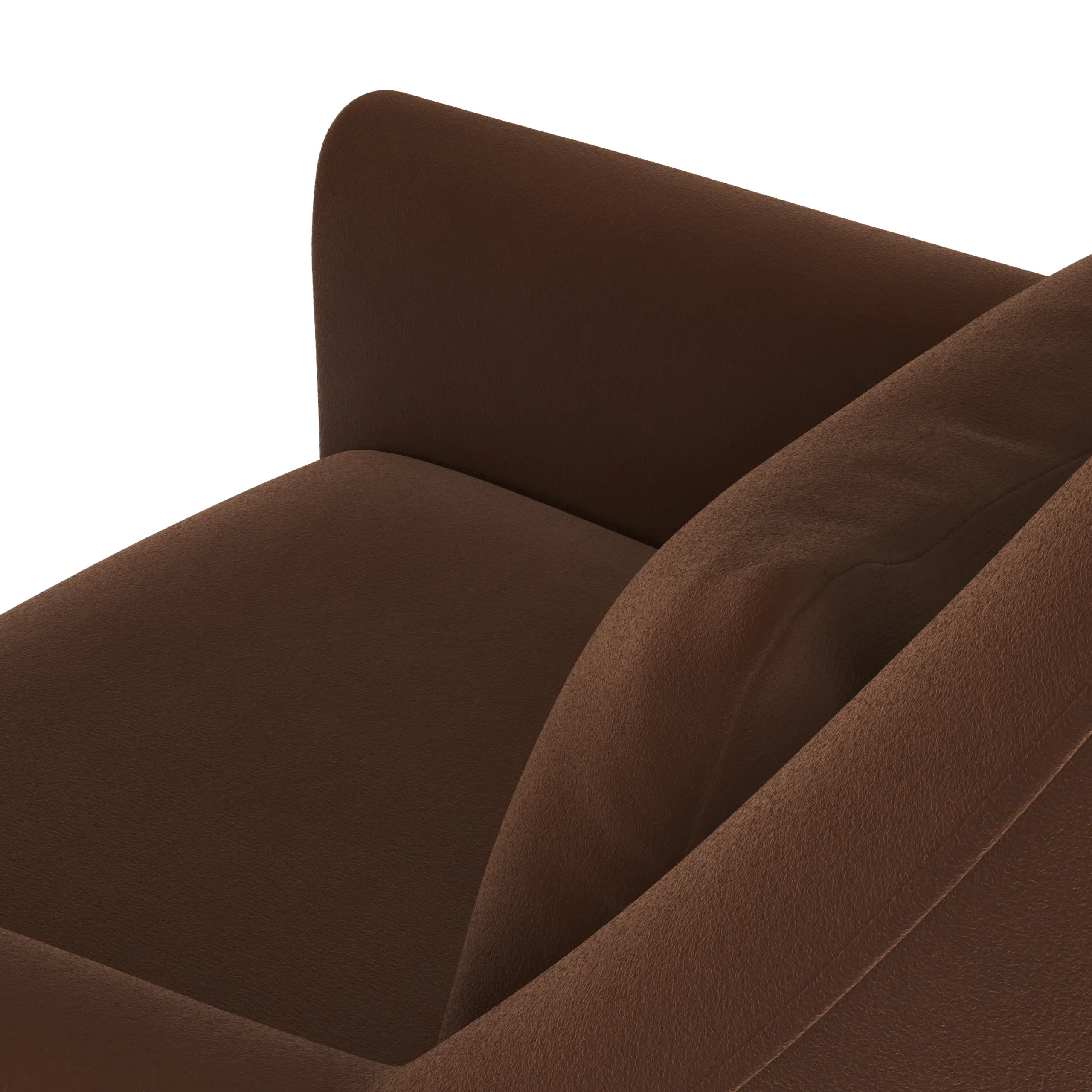 Winslow 29.5_ Velvet Lounge Chair - Hale Earth - Image 6