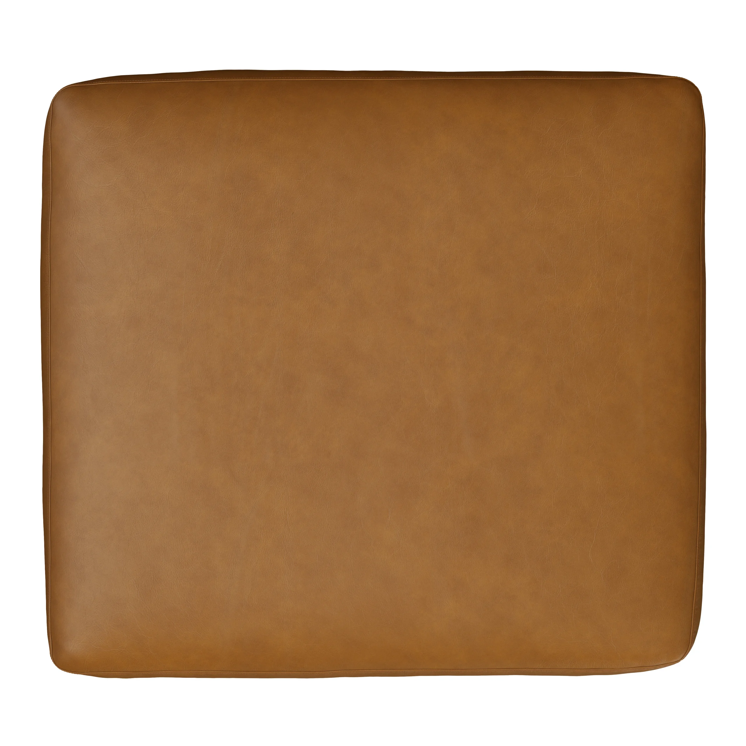Burrard 29_ Leather Ottoman - Bella Caramel - Image 5