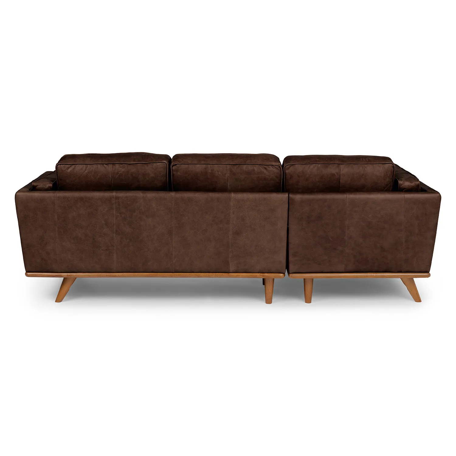 Timber 93_ Leather Left Sectional - Charme Chocolat - Image 6