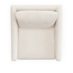 Landry 32.25_ Lounge Chair - Ivory Wool Bouclé
