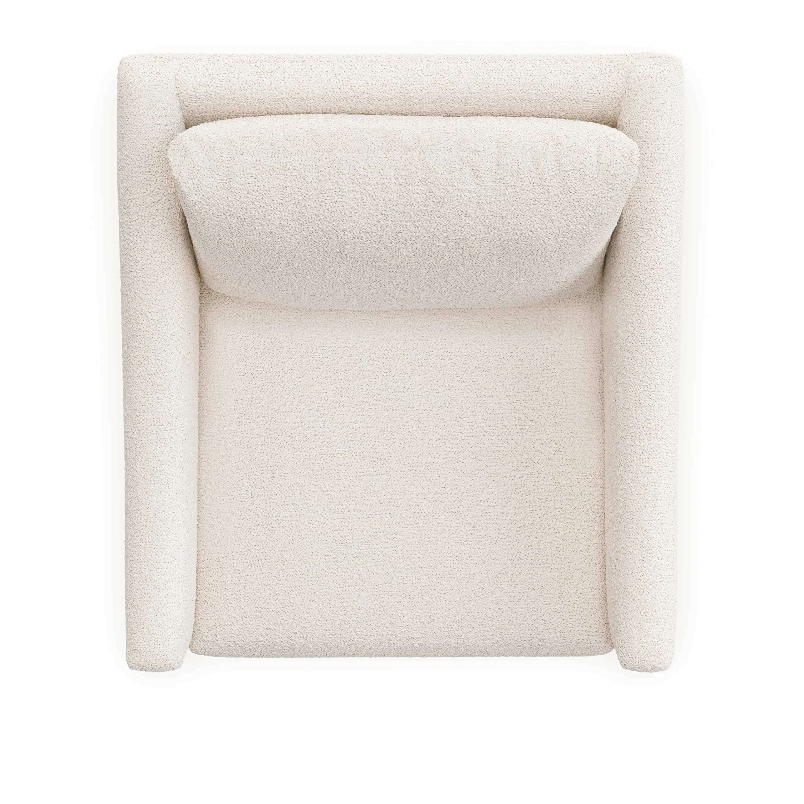 Landry 32.25_ Lounge Chair - Ivory Wool Bouclé - Image 8