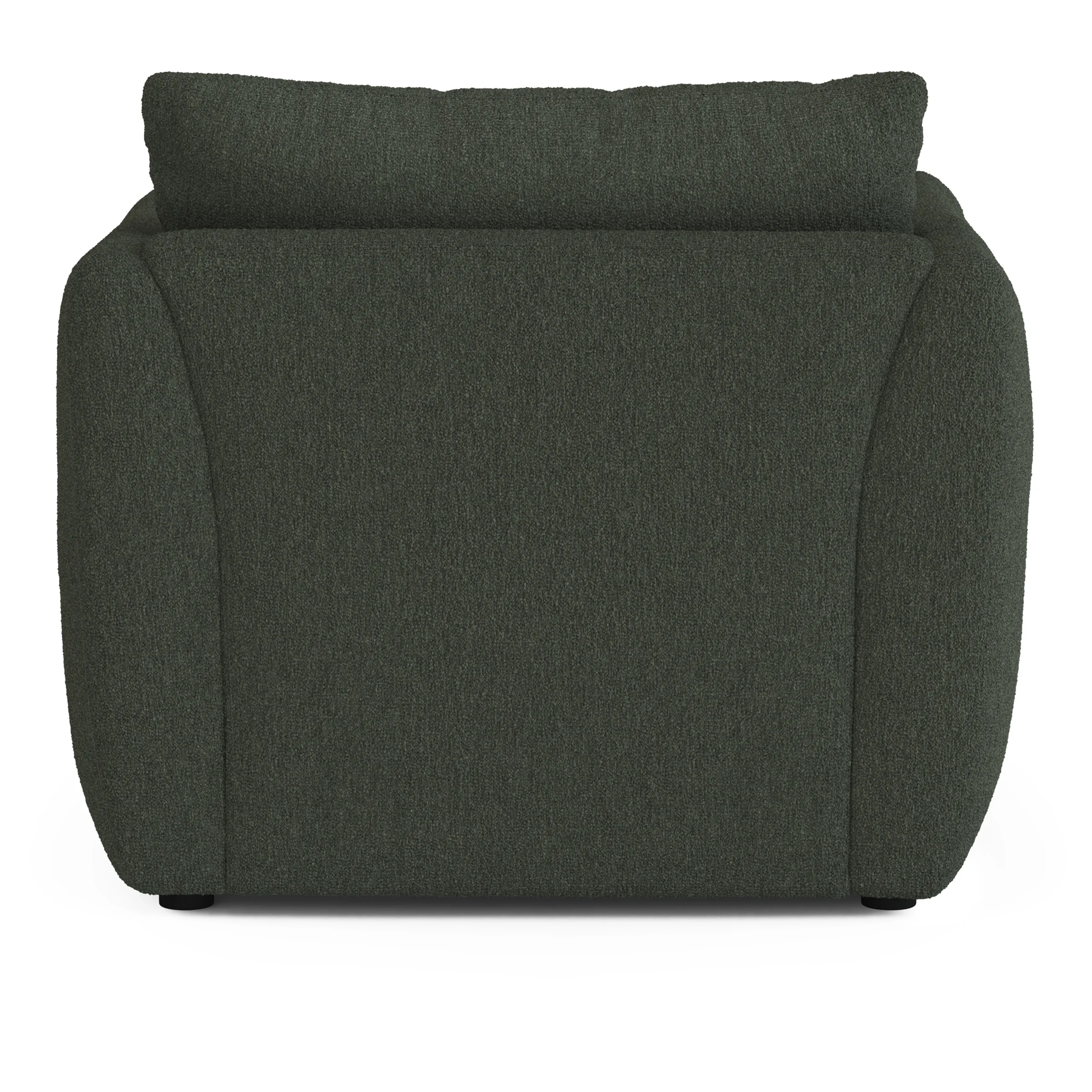 Leigh 42_ Lounge Chair - Green Wool Bouclé - Image 8