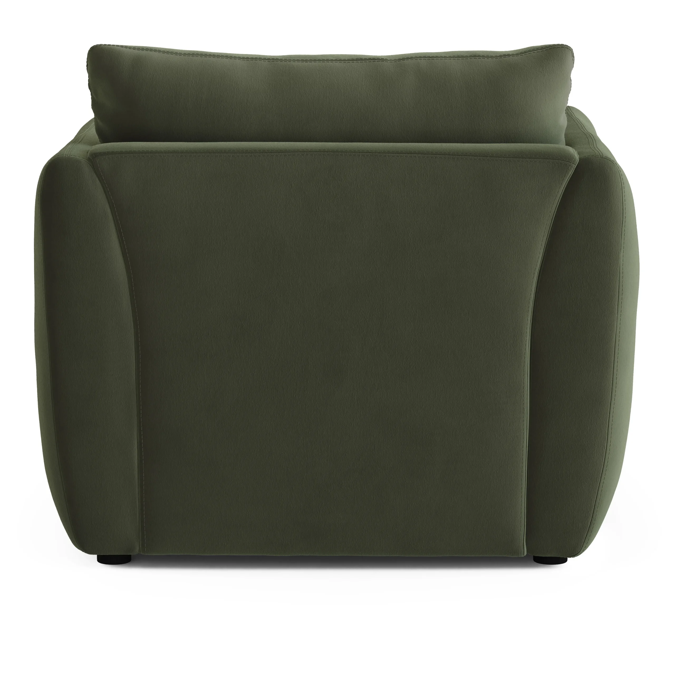 Leigh 42_ Velvet Lounge Chair - Hale Fir Green - Image 8