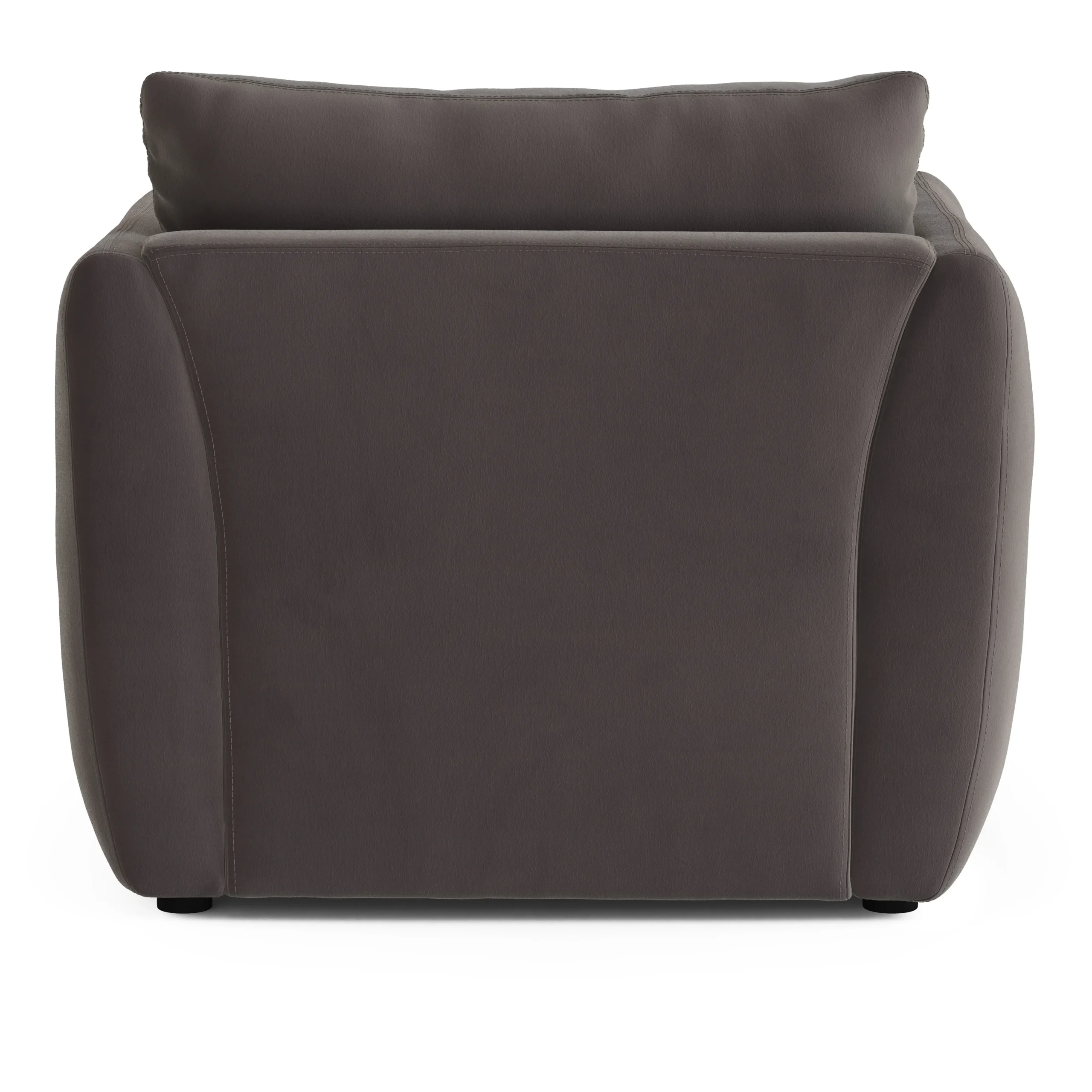 Leigh 42_ Velvet Lounge Chair - Hale Warm Gray - Image 8