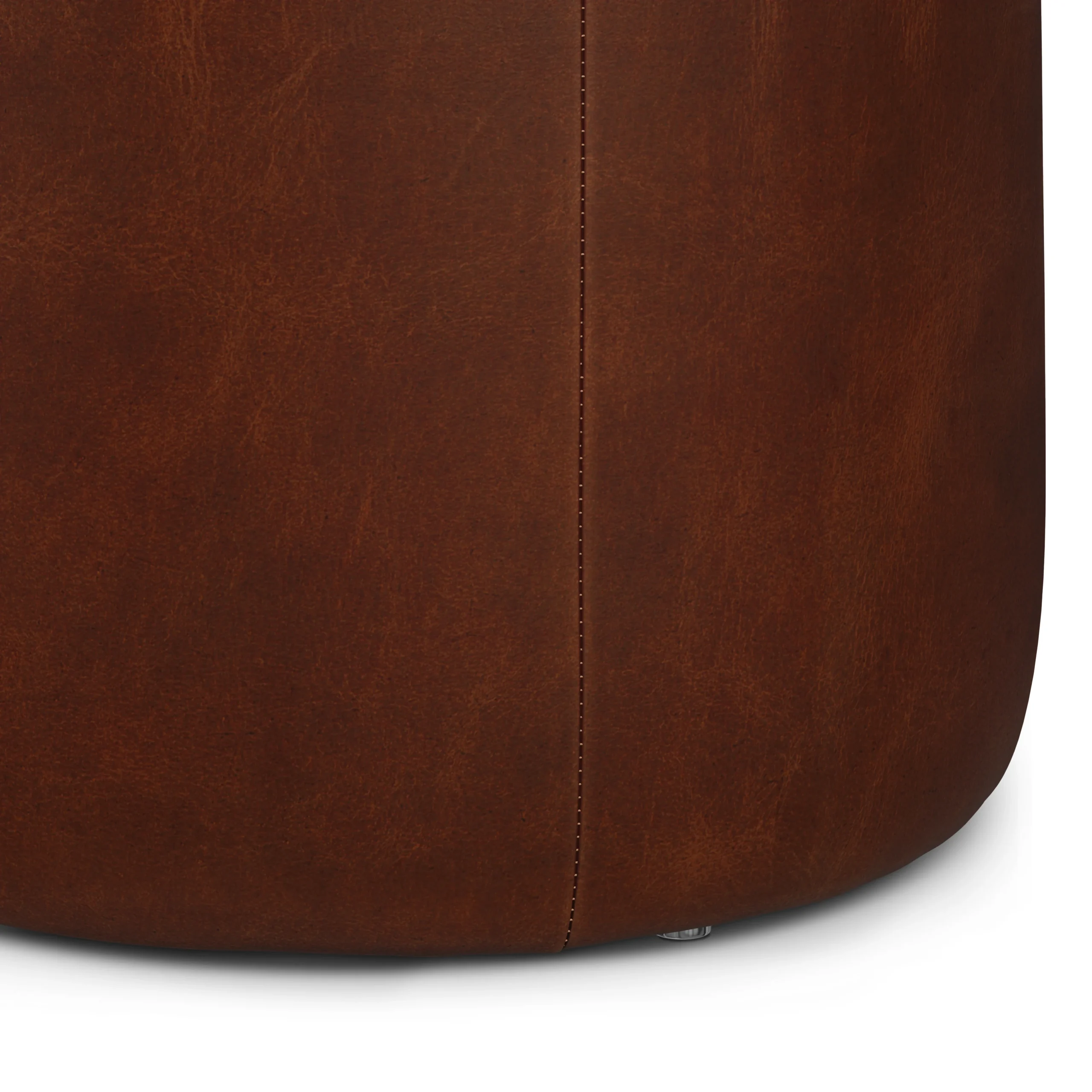 Cilo 16_ Leather Ottoman - Indiana Brown - Image 5