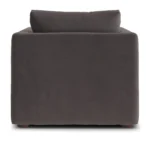 Marina 38_ Velvet Lounge Chair - Hale Warm Gray