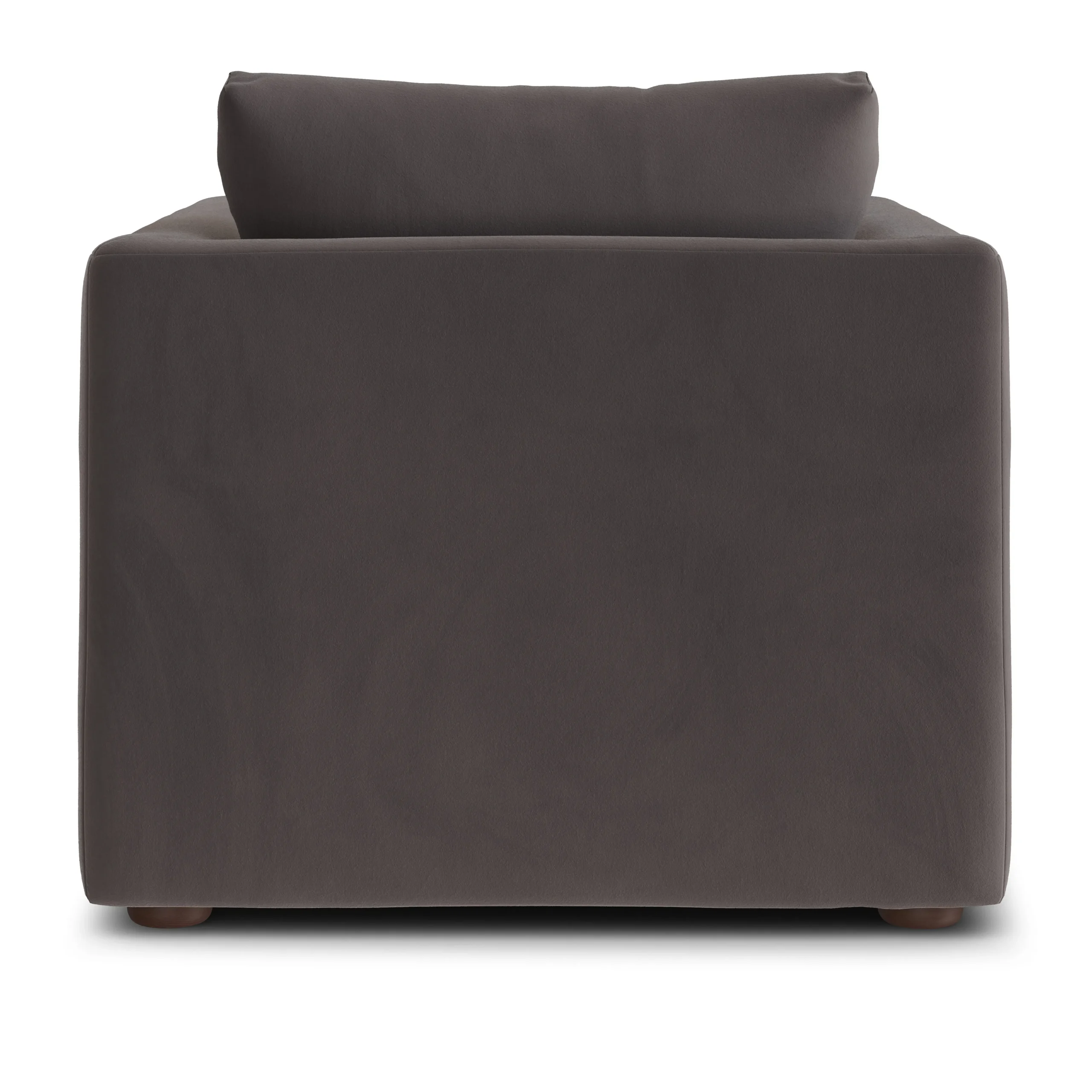 Marina 38_ Velvet Lounge Chair - Hale Warm Gray - Image 9