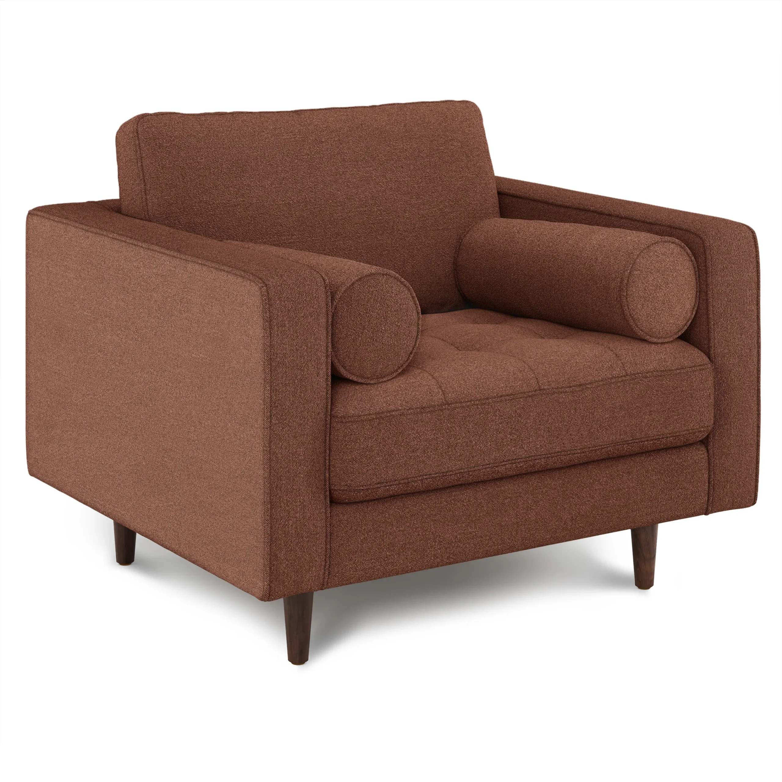 Sven 42_ Tufted Lounge Chair - Ratine Oxide - Image 11