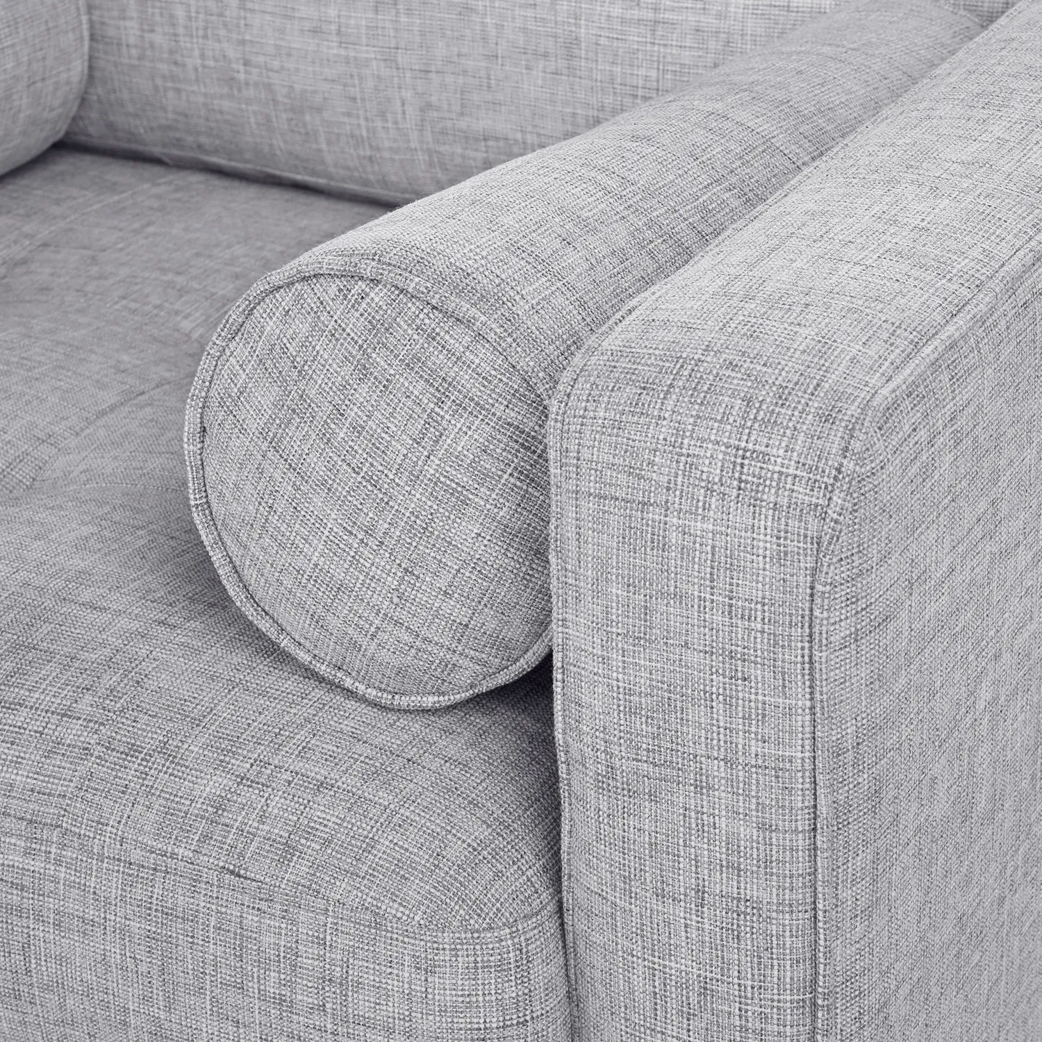 Sven 42_ Tufted Lounge Chair - Stone Gray - Image 7